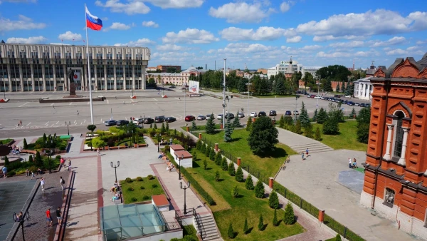 Вид с террасы ресторана Пряник