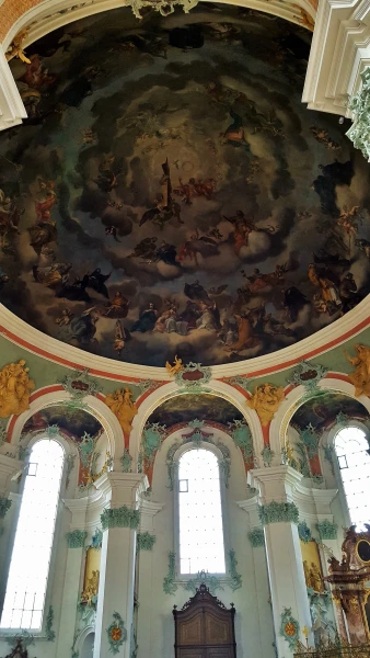 Роскошные интерьеры церкви St.Gallus и Otmar 
