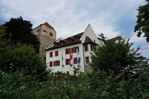 Средневековая башня замка Арбона (Schloss Arbon). Ныне - музей Арбона
