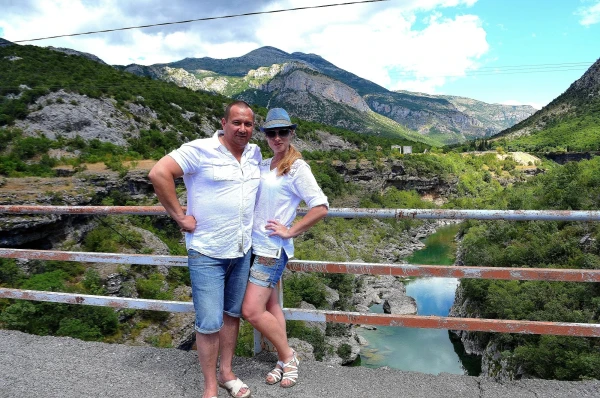 У начала каньона реки Морача