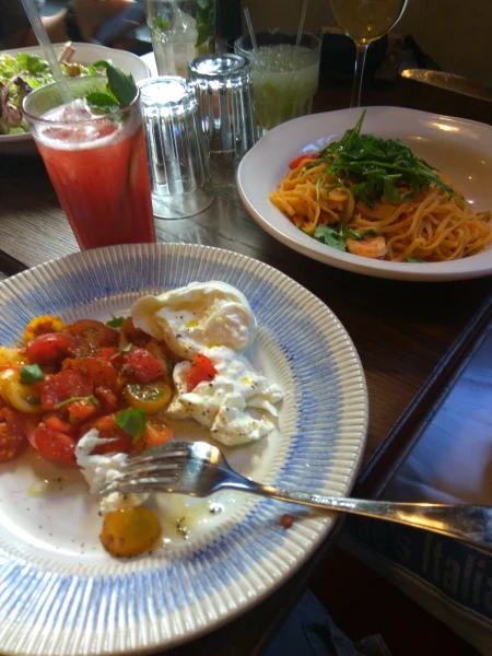 В ресторане Jamie's Italian на Пикадилли