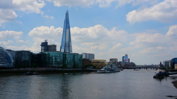 Современный Лондон. Небоскреб The Shard (Осколок) - четвертый по высоте небоскреб Европы