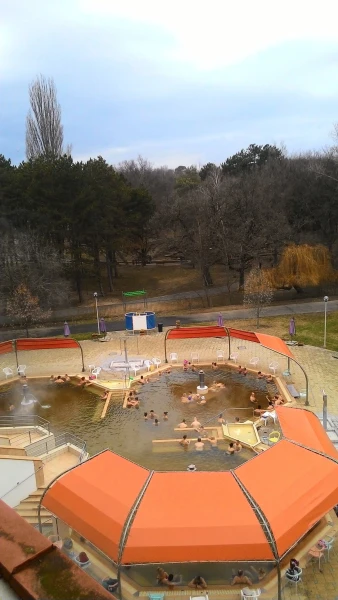Hotel Aquaticum, вид с балкона