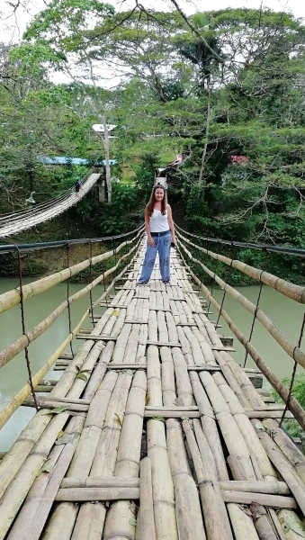 мосты Sipatan Twin Hanging Bridge