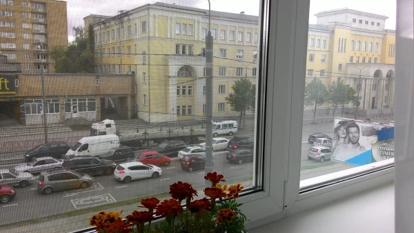 вид из номера на ул.Крупской
