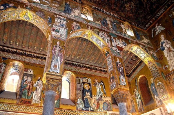 В Палатинской капелле (Cappella Palatina)