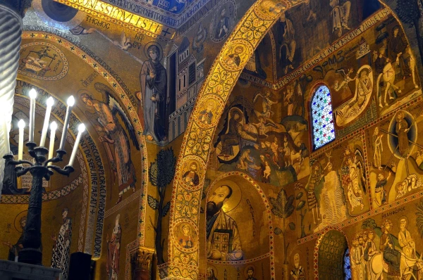 В Палатинской капелле (Cappella Palatina)