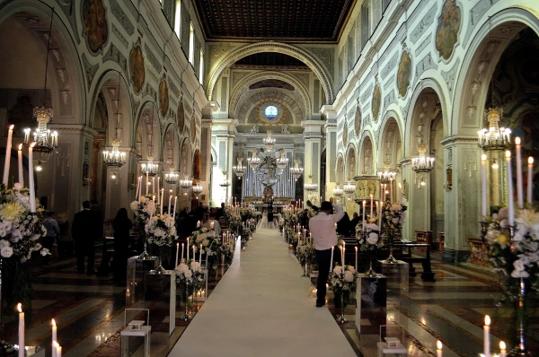 В церкви Ла Ганча (Chiesa S.Maria degli Angeli (La Gancia)
