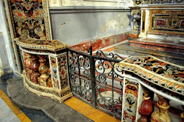 В церкви Ла Ганча (Chiesa S.Maria degli Angeli (La Gancia)