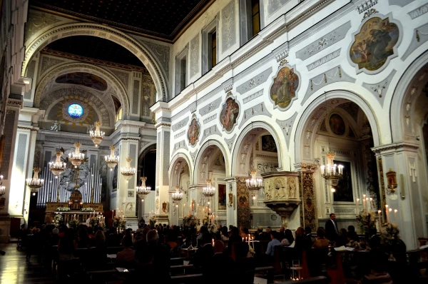 В церкви Ла Ганча (Chiesa S.Maria degli Angeli (La Gancia)
