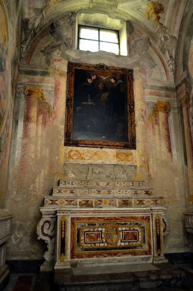 В церкви Ла Ганча (Chiesa S.Maria degli Angeli (La Gancia)
