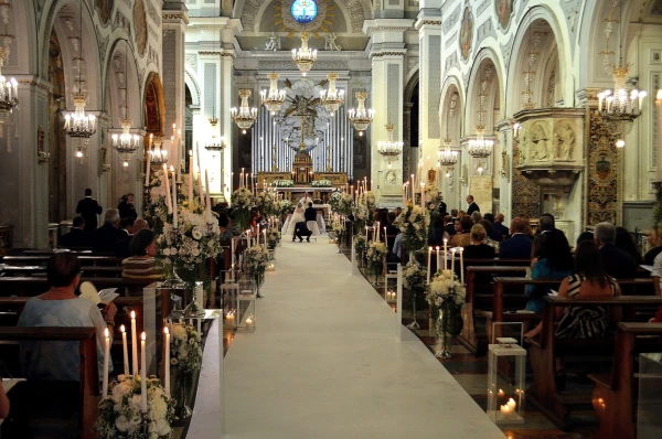 В церкви Ла Ганча (Chiesa S.Maria degli Angeli (La Gancia)
