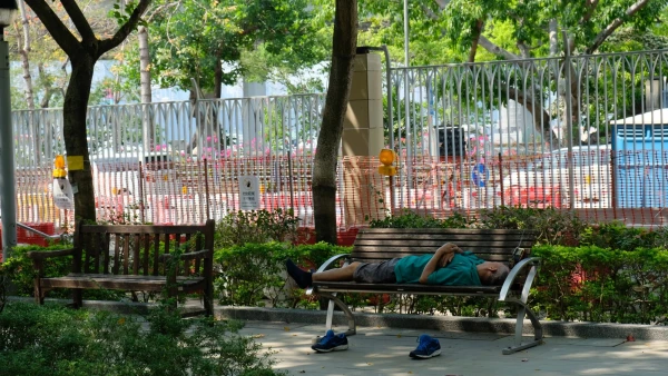 Парк недалеко от отеля в районе Forest Hill