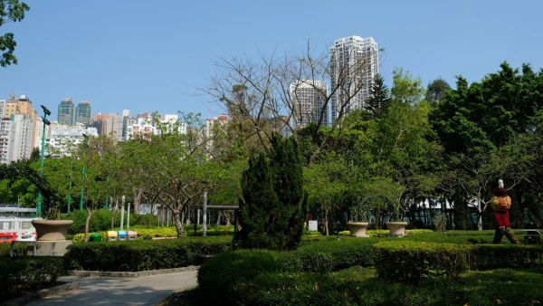 Парк недалеко от отеля в районе Forest Hill