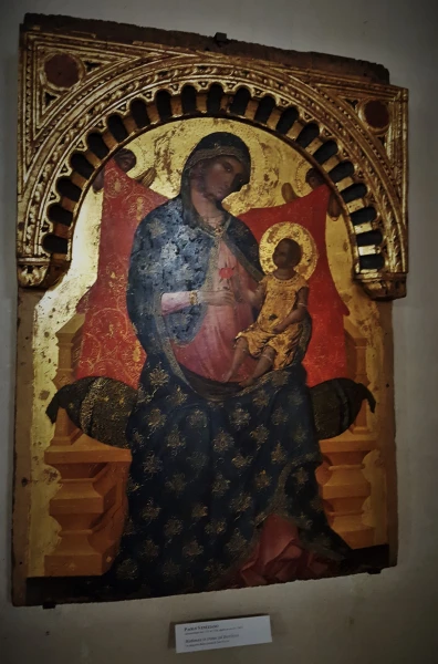 Paolo Veneziano "Madonna col Bambino in trono"