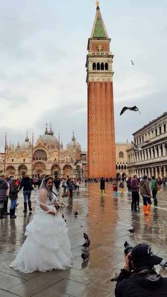 Acqua Alta свадебной фотосессии не помеха!