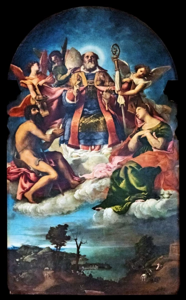 Santa Maria dei Carmini, «Святой Николай во славе» Лоренцо Лотто