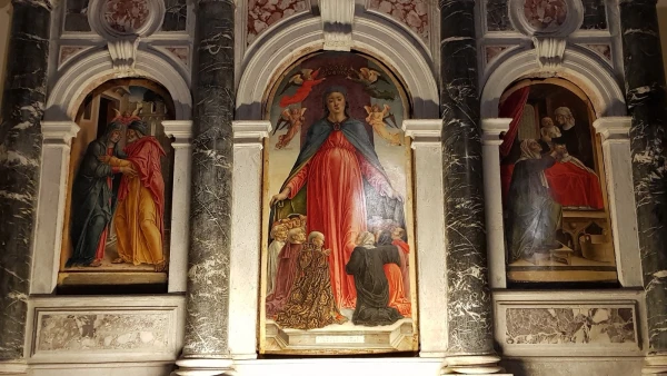 Chiesa Santa Maria Formosa. Триптих Виварини "Дева Мария"