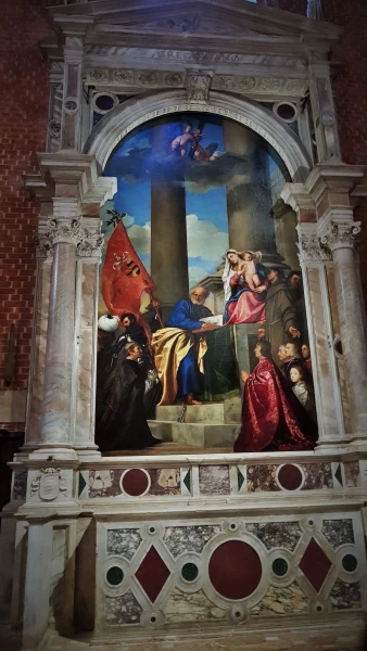 Basilica Frari "Мадонна Пезаро" Тициан