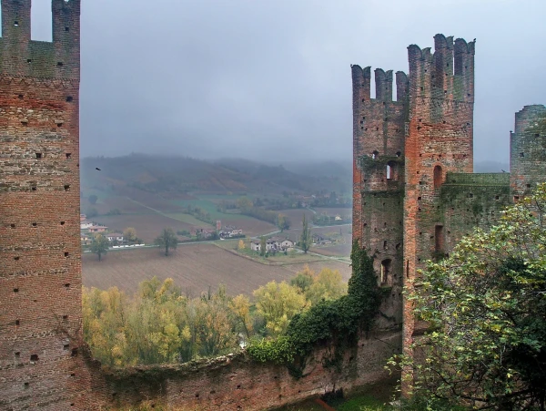 Rocca Viscontea.  И окрестные поля...