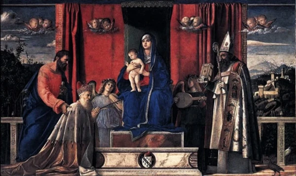 Chiesa di San Pietro Martire,  "Мадонна с младенцем" Джованни Беллини