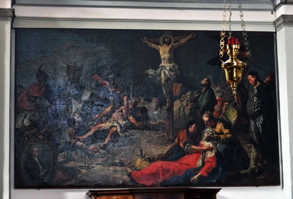 Giovanni Battista Tiepolo Crucifixion San Martino, церковь Сан-Мартино