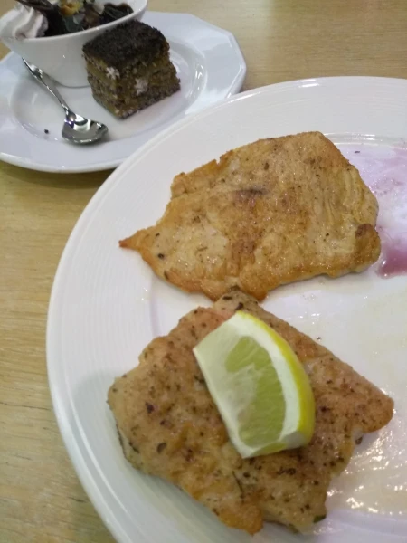 Рыба и курица гриль