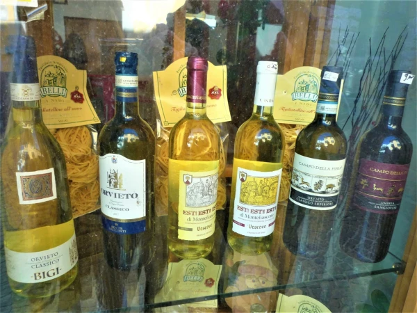 В Орвието. Местные вина