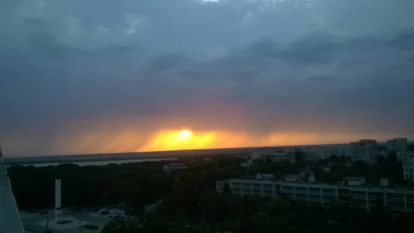 Закат в Евпатории