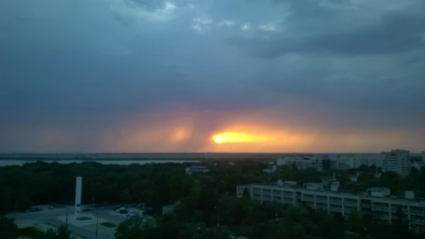 Закат в Евпатории