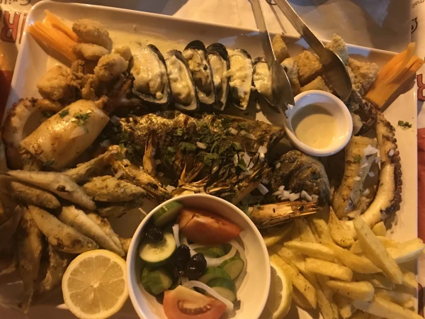 sea food plate