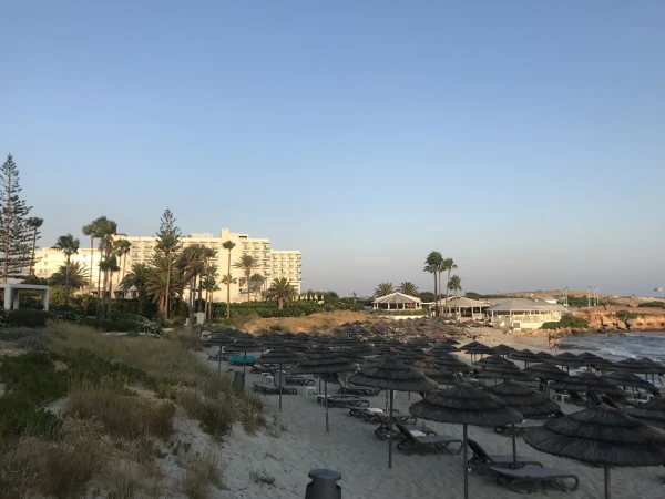Вид на наш NissiBlu beach resort