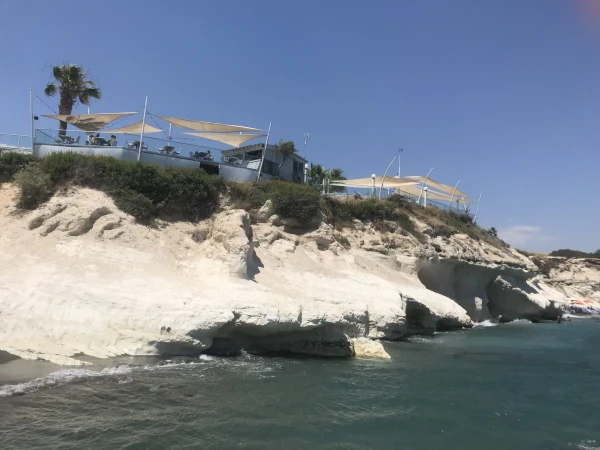 Governors beach, белые скалы
