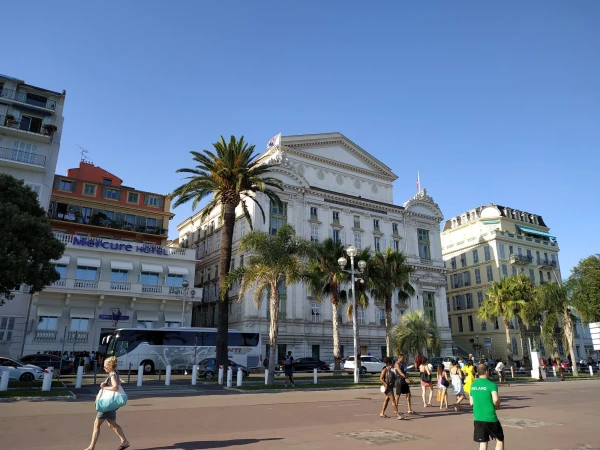 Ницца.  Английская набережная (Promenade des Anglais)