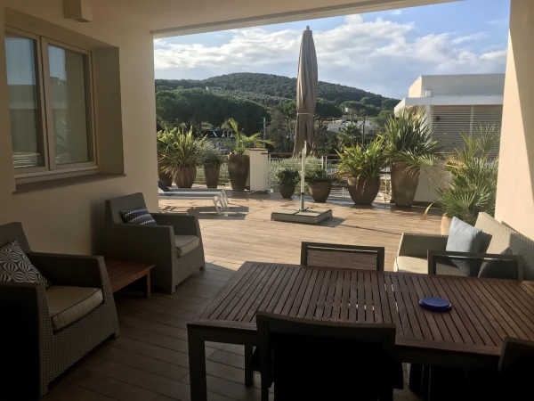 Baia di Scarlino Marina. Наша терраса