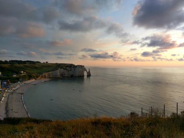 Закат с Falaise d’Amont