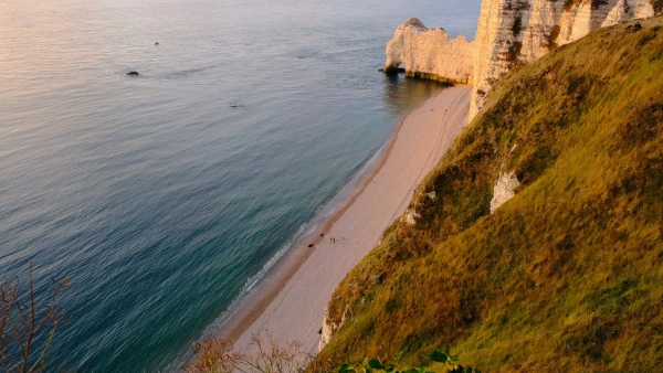 Закат с Falaise d’Amont