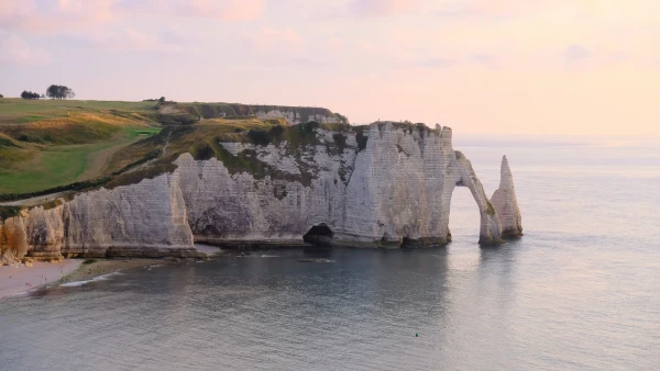 Закат с Falaise d’Amont
