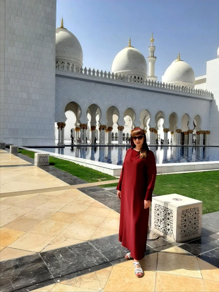 В мечети шейха Зайда