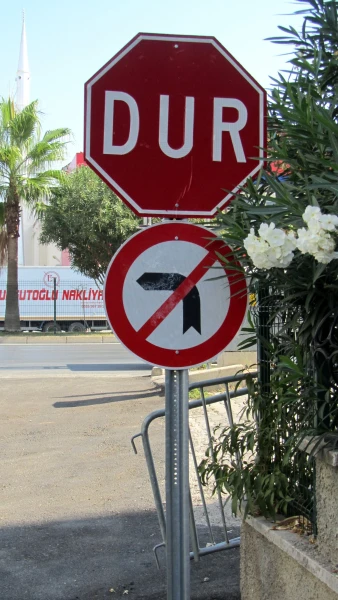 dur по турецки - стой! Остановка - durak (дурак)!