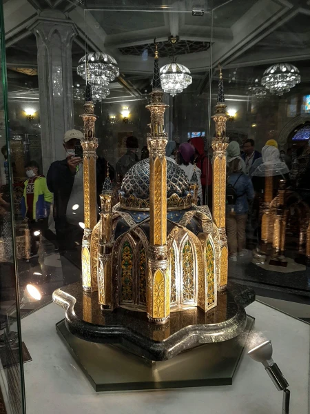 В мечети Кул Шариф. Макет мечети
