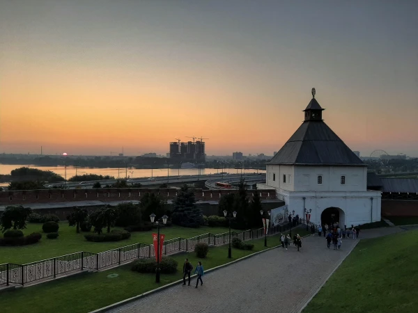 Закат над Казанью