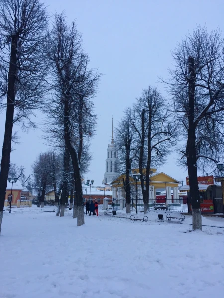 Шуя, вид на важню и колокольню Воскресенского собора