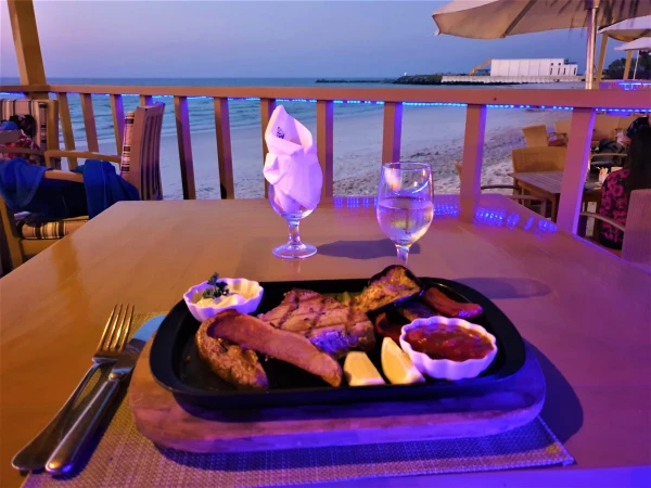 Мой ужин в ресторане отеля . Аджман. Мой отель Ajman Hotel 5*