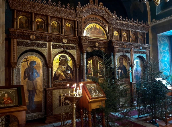 В церкви Усекновения главы Иоанна Предтечи