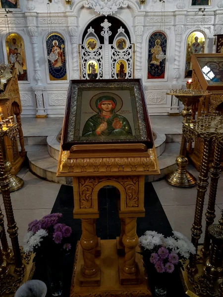 В храме святых бессребреников и чудотворцев Космы и Дамиана Римских