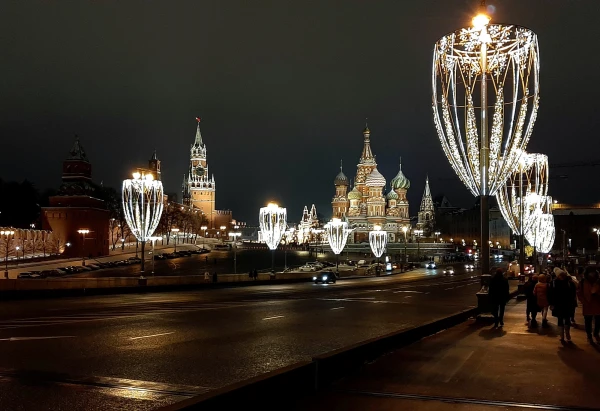 Вид на кремль с Большого Москворецкого моста