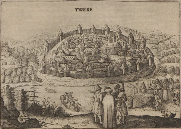 Тверь. Старинная гравюра. 