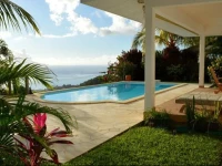 Colonial White House by Tahiti Homes 