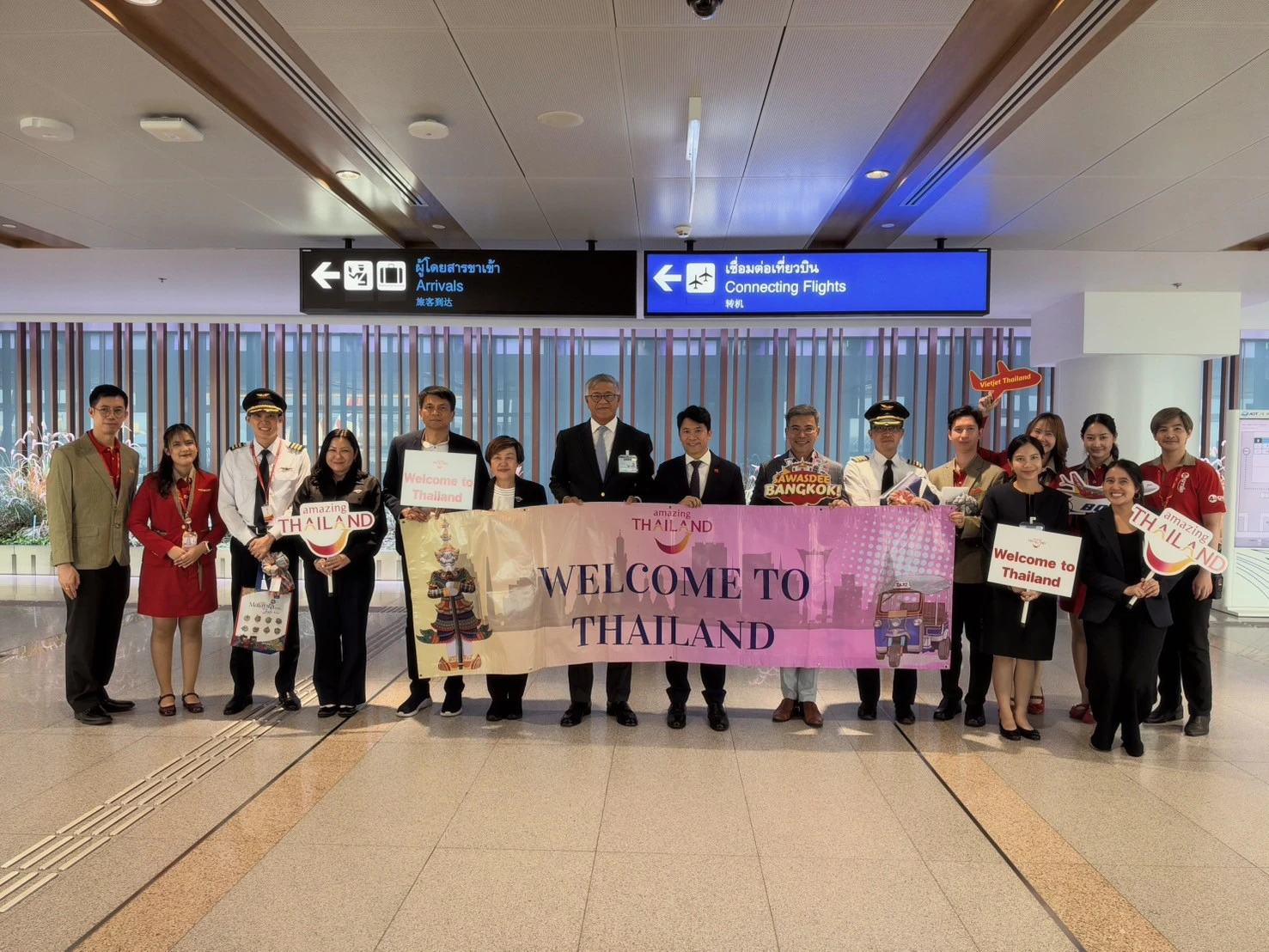 ТАТ приветствует запуск первого рейса Thai Vietjet Air по маршруту Куала-Лумпур — Бангкок